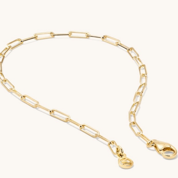 Mejuri 14k Gold Boyfriend Paperclip Bracelet - Picture 2 of 10